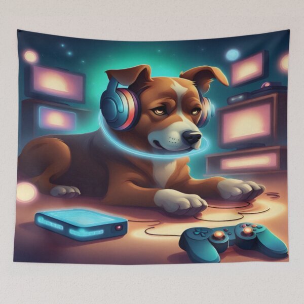 Item preview, game gamers players dog  designed and sold by grickodd.
