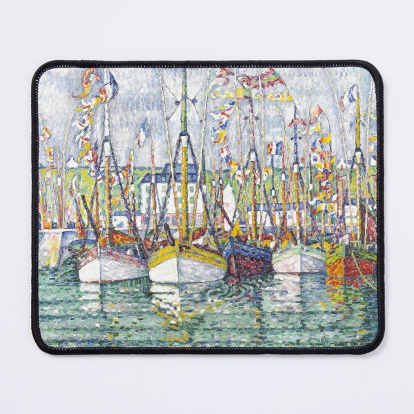Item preview, HD. Blessing of the Tuna Fleet at Groix, by Paul Signac  designed and sold by MINDTHECHERRY.