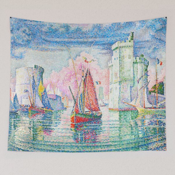Item preview, HD. The Port at La Rochelle, by Paul Signac  designed and sold by MINDTHECHERRY.