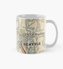 Vintage Map of The Puget Sound (1909) Mug