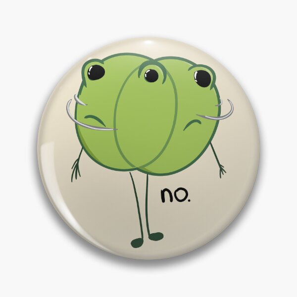 Item preview, Shaking head frog disagreeing saying no doodle designed and sold by hellenjellen.