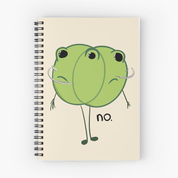 Item preview, Shaking head frog disagreeing saying no doodle designed and sold by hellenjellen.