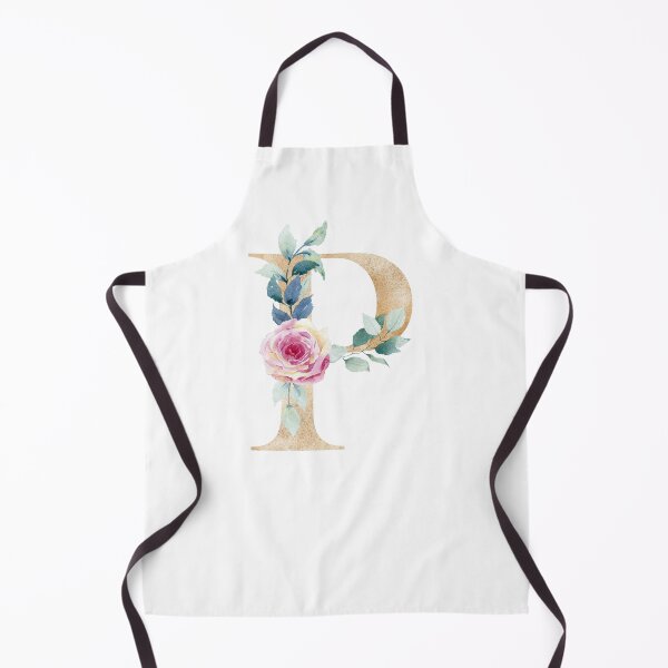 Item preview, Watercolor floral letter P designed and sold by tapilipa.