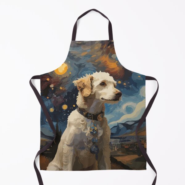 Item preview, Poodle in a Starry Night Painting designed and sold by cutie1pie1dogs.