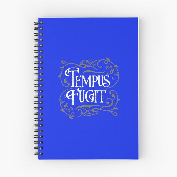 Item preview, Tempus Fugit - Time Flies - Blue Background designed and sold by SorryFrog.