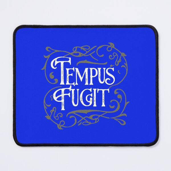 Item preview, Tempus Fugit - Time Flies - Blue Background designed and sold by SorryFrog.