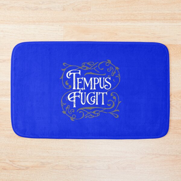 Item preview, Tempus Fugit - Time Flies - Blue Background designed and sold by SorryFrog.