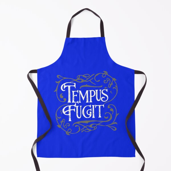 Item preview, Tempus Fugit - Time Flies - Blue Background designed and sold by SorryFrog.