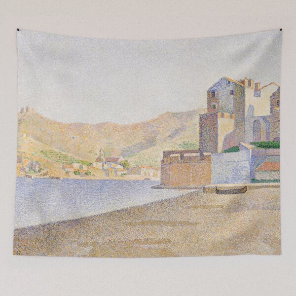 Item preview, HD. The city beach, Collioure, by Paul Signac  designed and sold by MINDTHECHERRY.