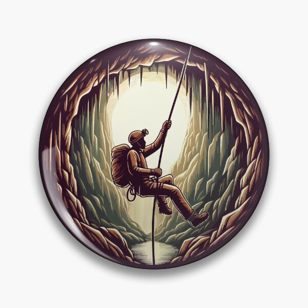 Item preview, Retro Caving explore adventure designed and sold by TomFrontierArt.