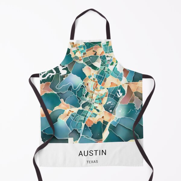 Item preview, Austin Texas Named City Map - Lush Green designed and sold by StylishStacks.