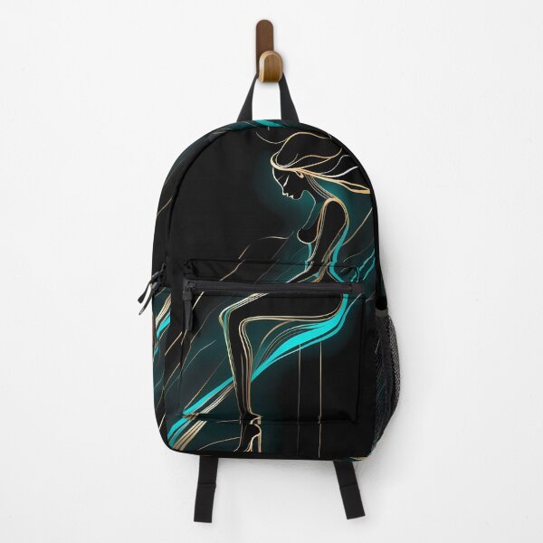 Item preview, Vibrant Art: Female Figures in Pulsating Lines and Energetic Colors. designed and sold by Artedig.