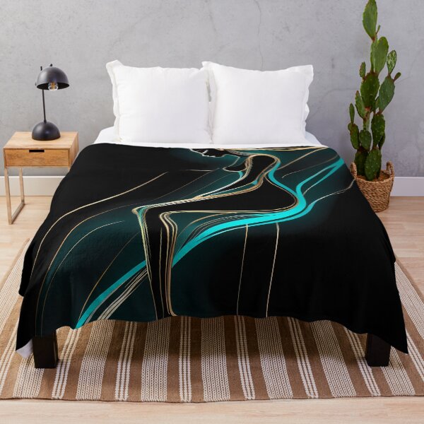 Item preview, Vibrant Art: Female Figures in Pulsating Lines and Energetic Colors. designed and sold by Artedig.