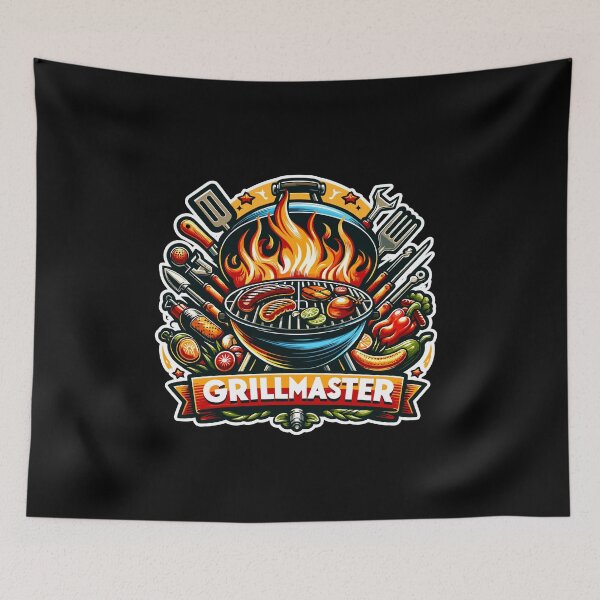 Item preview, Grillmaster - Grill Illustration designed and sold by MrERNST.