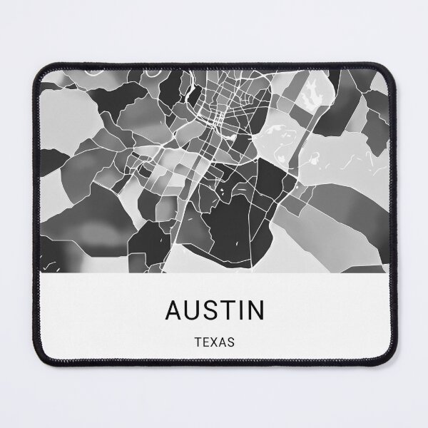 Item preview, Austin Texas Named City Map - Black and White designed and sold by StylishStacks.
