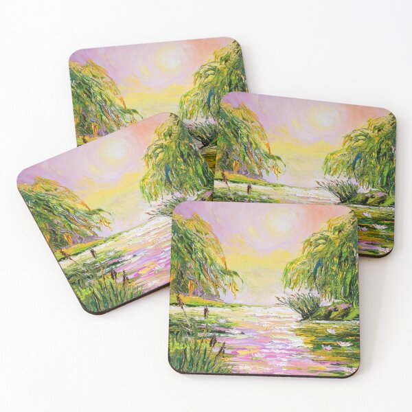 Item preview, Morning on a summer pond designed and sold by VladArt House.