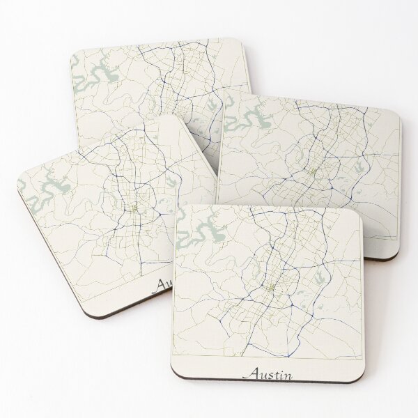 Item preview, Austin Texas Named City Map - Hand-Drawn designed and sold by StylishStacks.