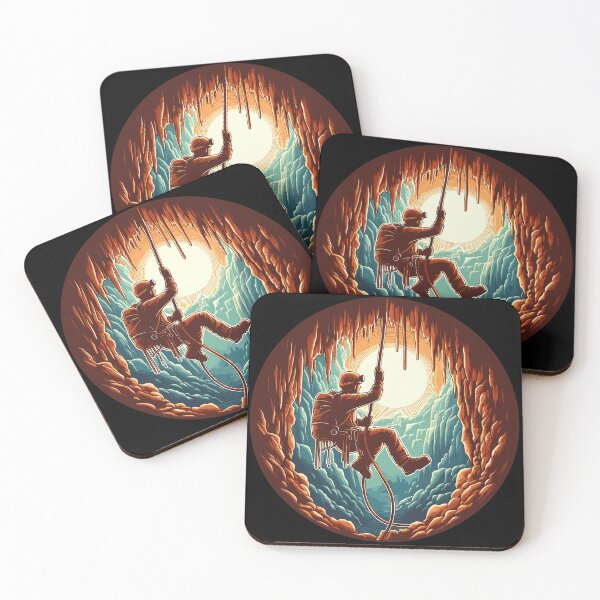 Item preview, Retro Caving explore adventure designed and sold by TomFrontierArt.