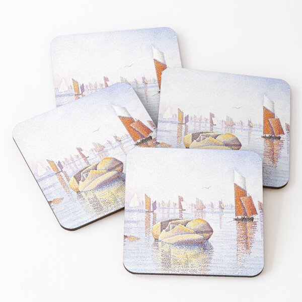 Item preview, HD. Concarneau quiet morning, by Paul Signac  designed and sold by MINDTHECHERRY.