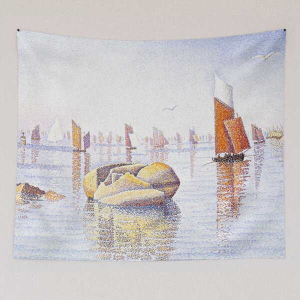 Item preview, HD. Concarneau quiet morning, by Paul Signac  designed and sold by MINDTHECHERRY.