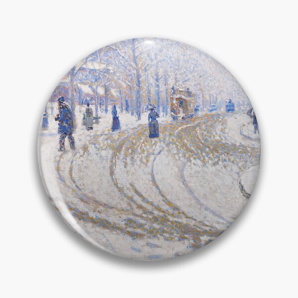 Item preview, HD. Snow, Boulevard de Clichy, Paris, by Paul Signac  designed and sold by MINDTHECHERRY.