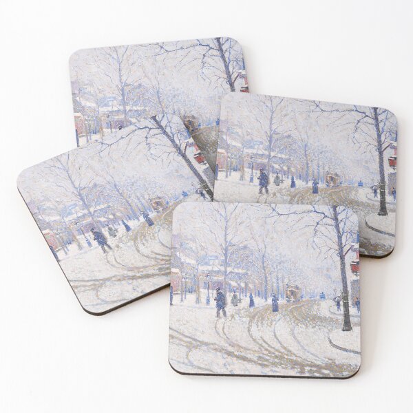 Item preview, HD. Snow, Boulevard de Clichy, Paris, by Paul Signac  designed and sold by MINDTHECHERRY.
