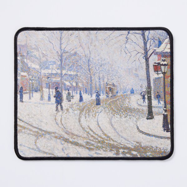 Item preview, HD. Snow, Boulevard de Clichy, Paris, by Paul Signac  designed and sold by MINDTHECHERRY.
