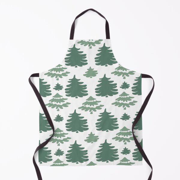 Item preview, Fir trees white designed and sold by ChallaDesign.