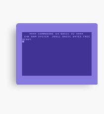 Commodore 64 Boot Screen Canvas Print