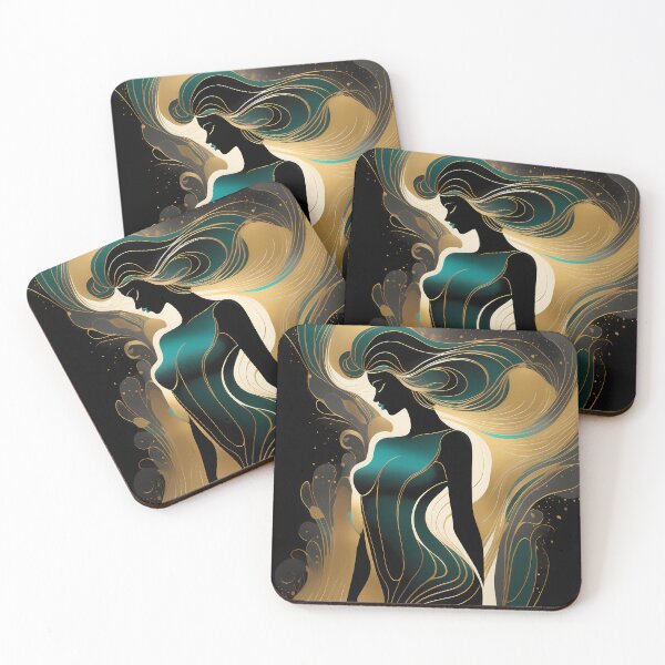 Item preview, Cromatismo Evocador: Figuras Femeninas en Líneas Poéticas y Colores Profundos. designed and sold by Artedig.