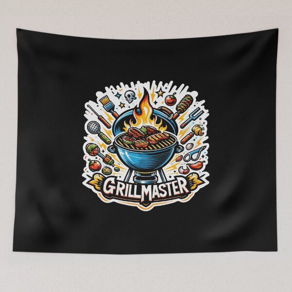Item preview, Grillmaster - Grill Illustration designed and sold by MrERNST.