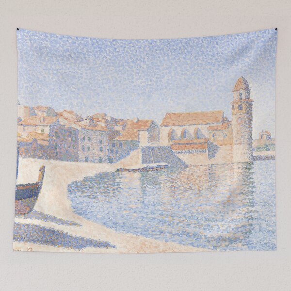 Item preview, HD. View of Collioure, by Paul Signac  designed and sold by MINDTHECHERRY.
