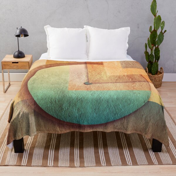 Item preview, Abstract clock with stone texture designed and sold by Britta Glodde.