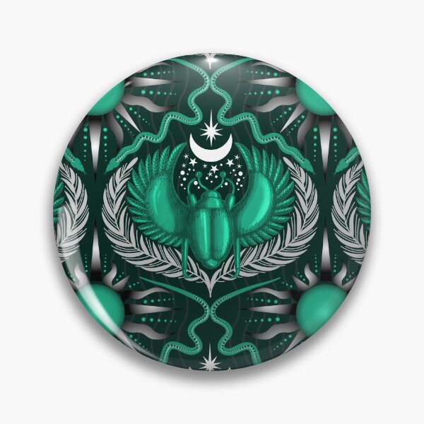 Item preview, Midnight Scarab - Irridescent  green designed and sold by Carina Parry Studios.