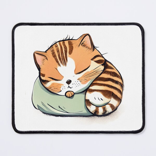 Item preview, CUTE CAT sleeping designed and sold by 123JUST4U.