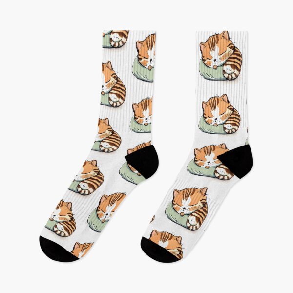 Item preview, CUTE CAT sleeping designed and sold by 123JUST4U.
