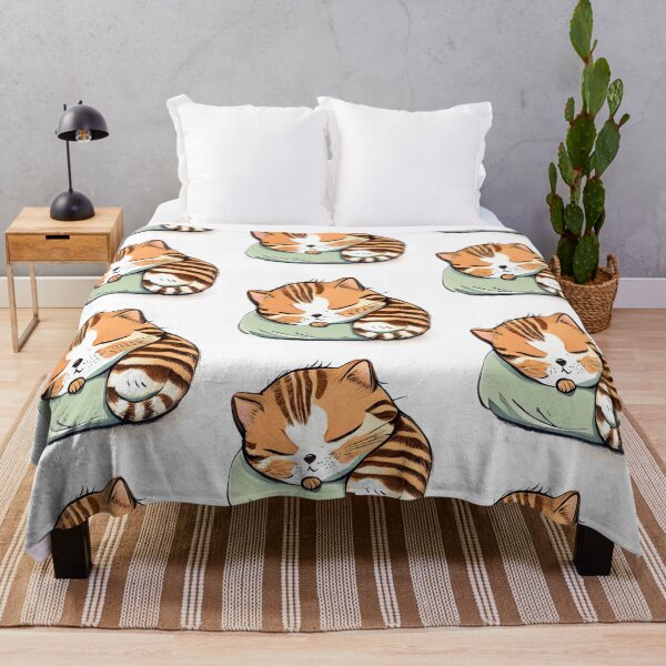 Item preview, CUTE CAT sleeping designed and sold by 123JUST4U.