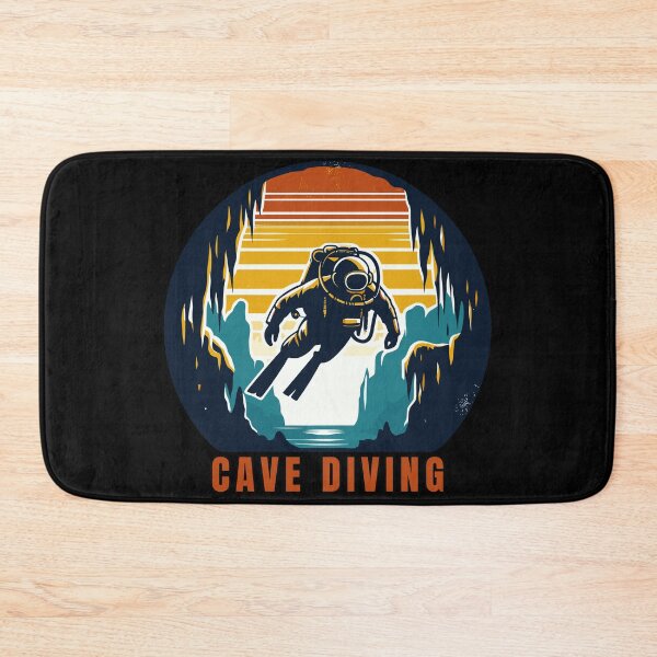 Item preview, Retro Cave Diving Explore Adventure designed and sold by TomFrontierArt.