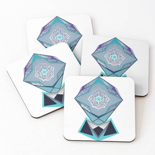Item preview, Enlightened Cat - Geometric designed and sold by ArsinridArts.