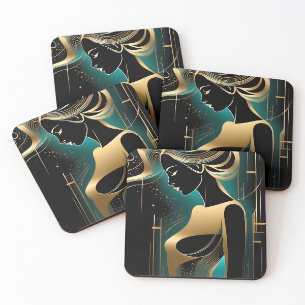 Item preview, Sublime Contrasts: Female Figures in Defined Lines and Bold Colors. designed and sold by Artedig.