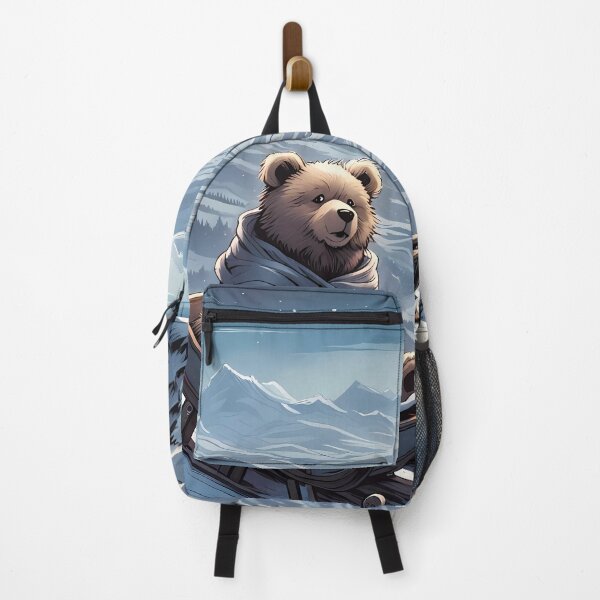 Item preview, Teddy on a sledge riding down a hill in the snow designed and sold by Colin Bentham.