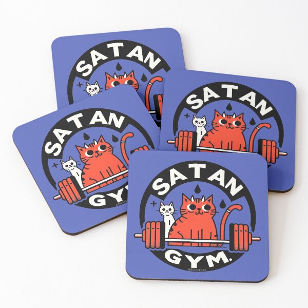 Item preview, Satan Gym Logo designed and sold by PickledjoArt.