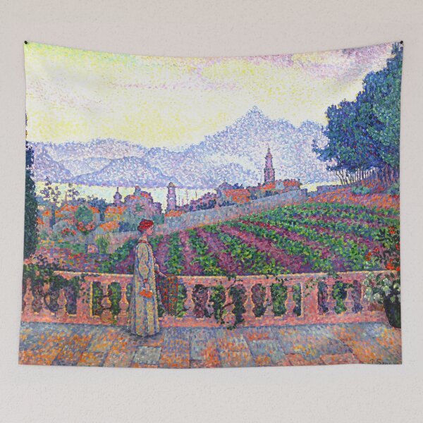Item preview, HD. The terrace Saint Tropez, by Paul Signac  designed and sold by MINDTHECHERRY.
