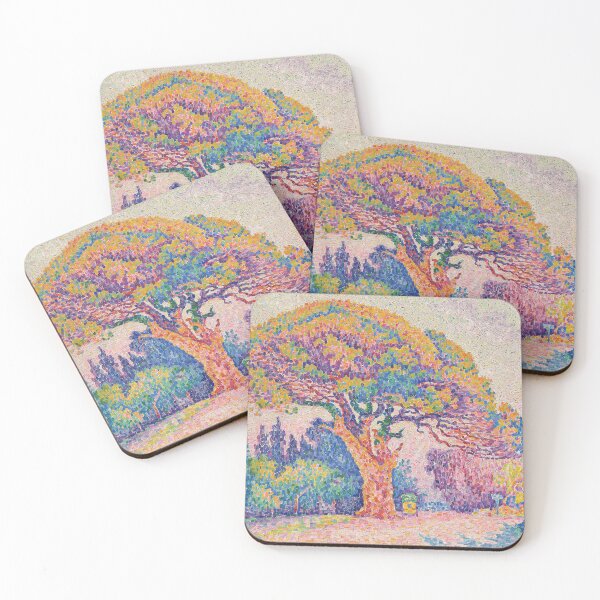 Item preview, HD. Pine tree in Saint-Tropez, by Paul Signac  designed and sold by MINDTHECHERRY.