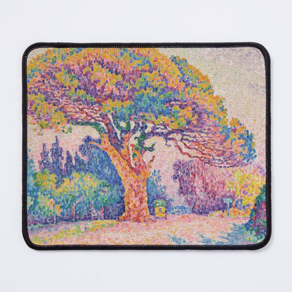 Item preview, HD. Pine tree in Saint-Tropez, by Paul Signac  designed and sold by MINDTHECHERRY.