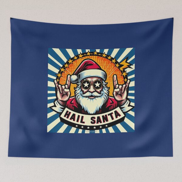 Item preview, Hail Santa Claus - Doodle designed and sold by PickledjoArt.