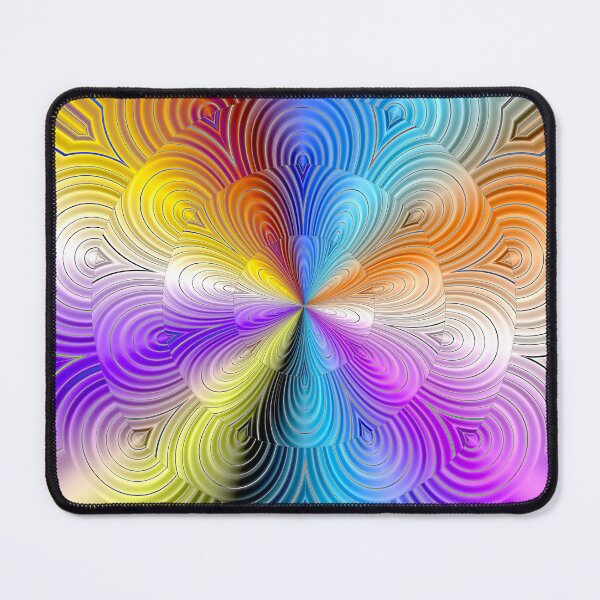 Item preview, Gorgeous Infinite Pastel Hepatagon Mandala1 designed and sold by rodmillar.