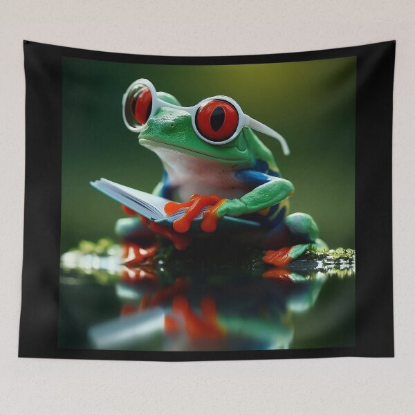 Item preview, Chubby Cheeks, Happy Leaps The Froggy Gallery designed and sold by Daniel Dudgeon.