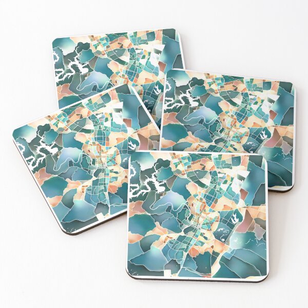 Item preview, Austin Texas City Map - Lush Green designed and sold by StylishStacks.