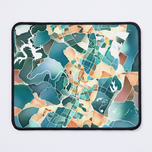 Item preview, Austin Texas City Map - Lush Green designed and sold by StylishStacks.